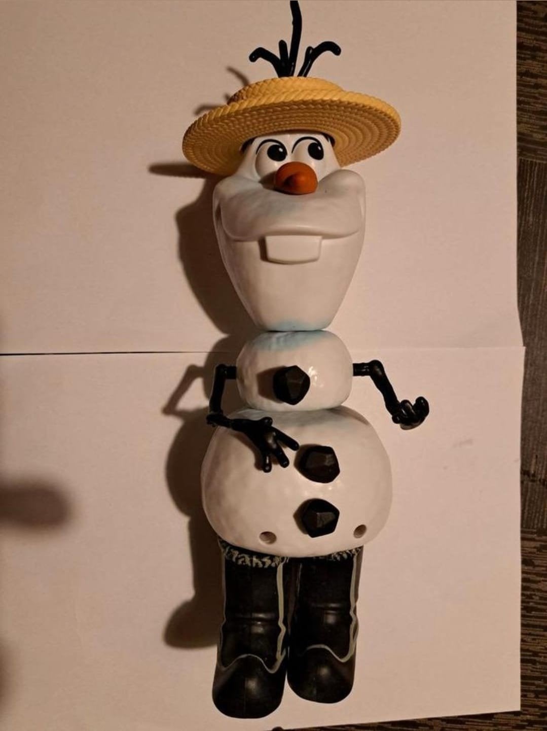 Aanpasbare Olaf Pop - Frozen Speelfiguur, Ophalen of Verzenden, Zo goed als nieuw