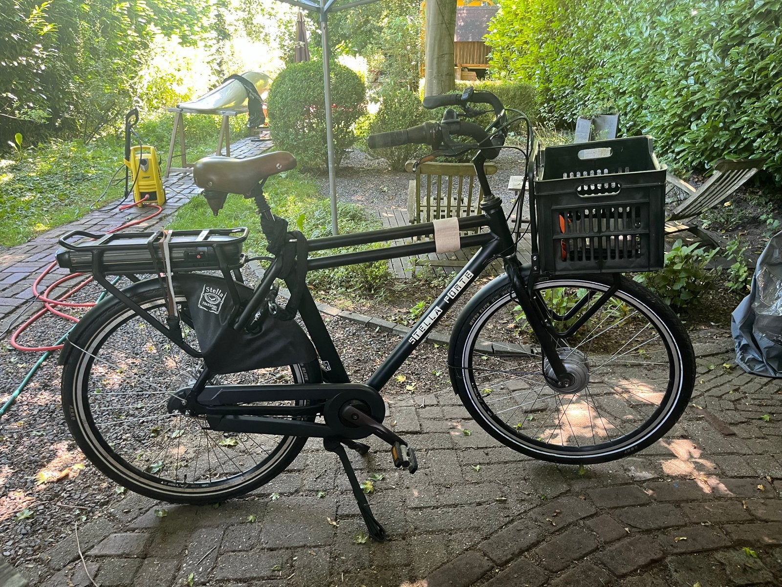 Stella Forte elektrische fiets met 2 accu's, Gebruikt, 51 tot 55 cm, 50 km per accu of meer, Ophalen