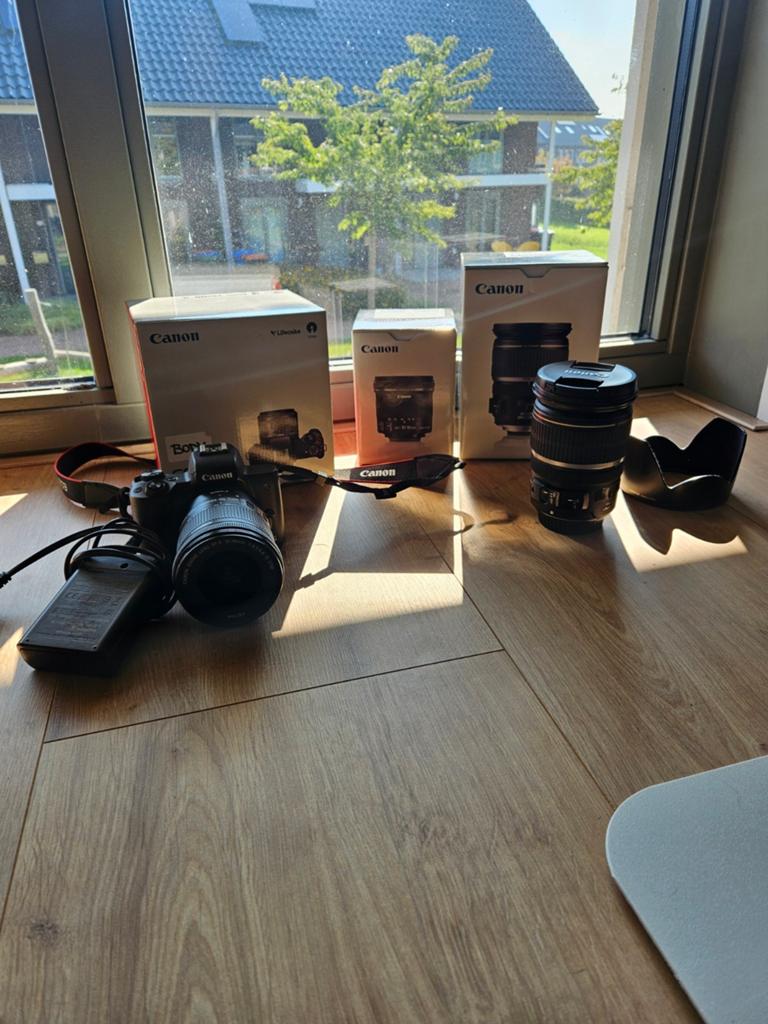 Canon M50 met lens en accessoires, Ophalen, Canon, 8 keer of meer