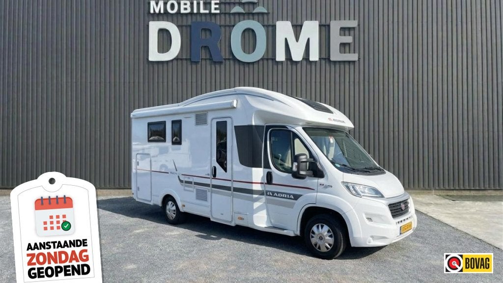 Adria Matrix Plus 600 SC, Ringverwarming, Elektrische ramen, 6 tot 7 meter, Bedrijf