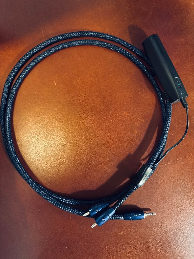 Audioquest Victoria interlink kabel 3.5mm minijack naar RCA, Ophalen of Verzenden, Gebruikt, Minder dan 2 meter, Interlink-kabel