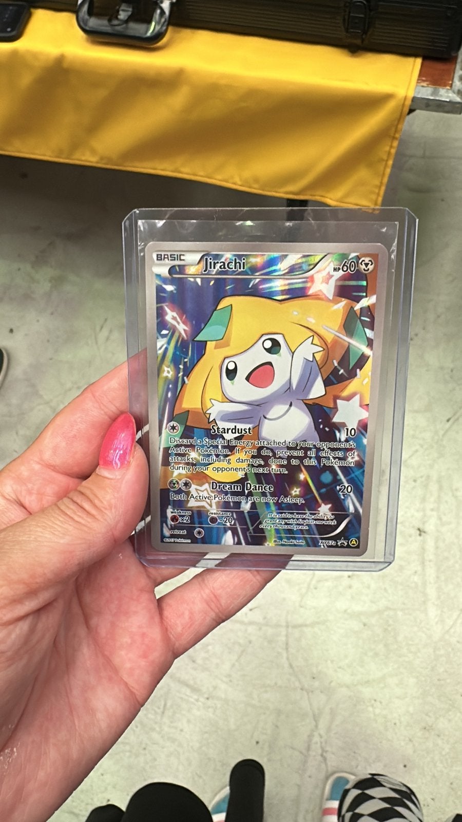 Pokemonkaart Jirachi, Ophalen of Verzenden, Zo goed als nieuw