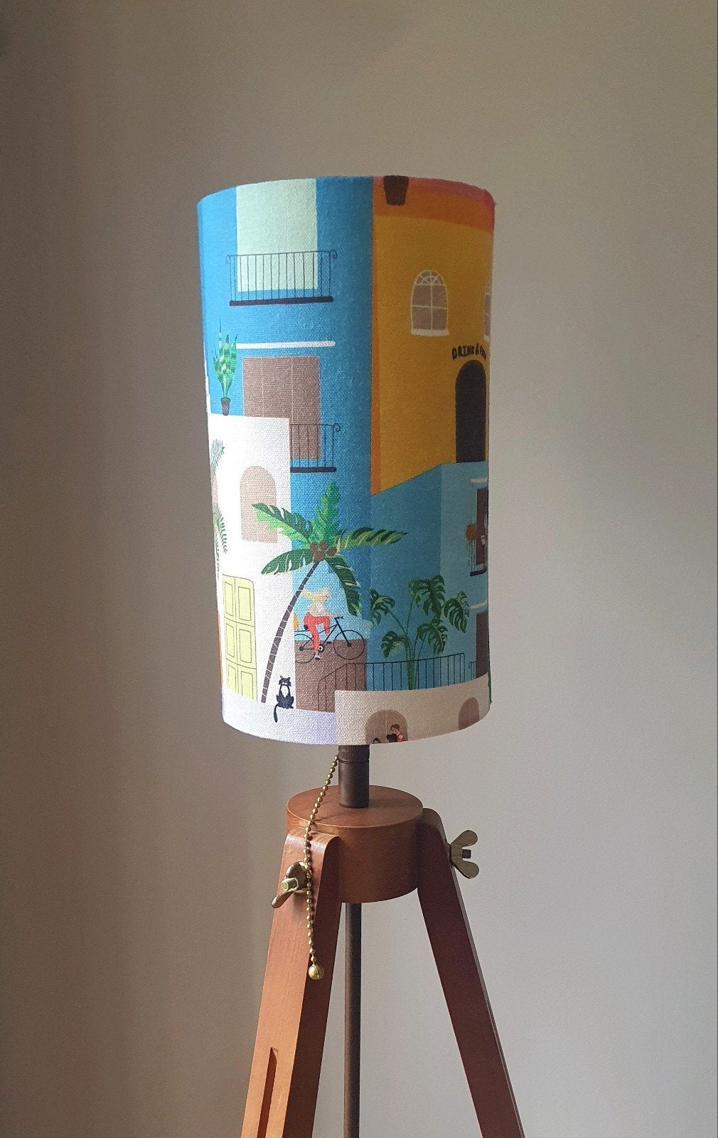 Nieuwe handgemaakte lampenkap, 15x27 cm, Rond, Nieuw, Ophalen of Verzenden, 15 cm