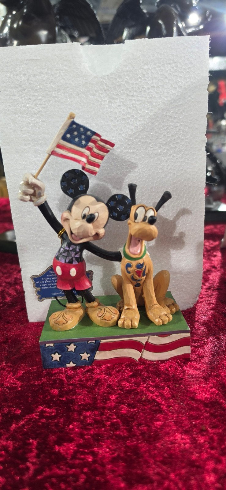 Disney Traditions Mickey & Pluto "Banner Day" Beeldje, Ophalen, Mickey Mouse, Nieuw, Beeldje of Figuurtje