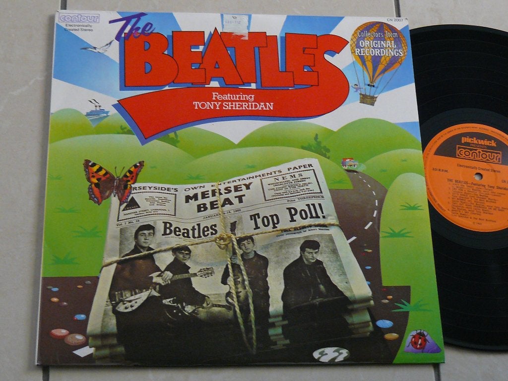 LP The Beatles featuring Tony Sheridan , made in England, Verzenden, Gebruikt, LP