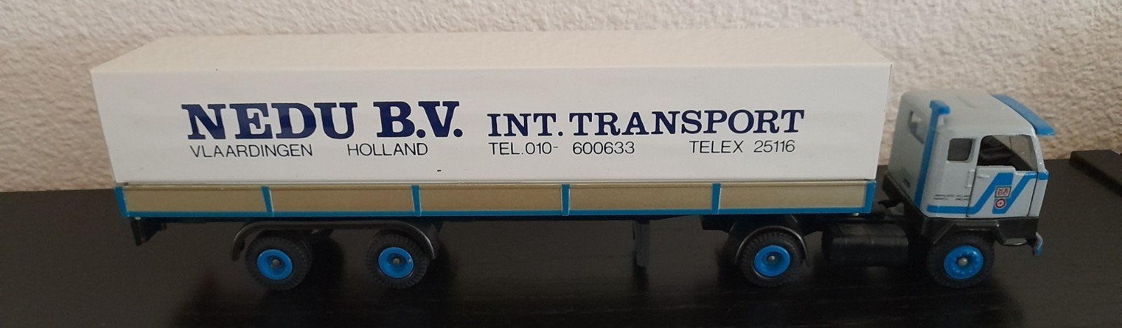 volvo F88 Nedu Transport met oplegger, Overige merken, 1:32 tot 1:50, Ophalen of Verzenden, Zo goed als nieuw