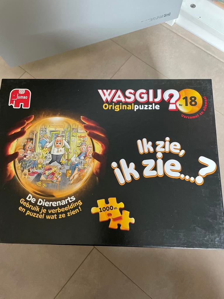 Wasgij Original puzzel nr 18 - Ik zie, ik zie...?, Ophalen of Verzenden, Gebruikt, Legpuzzel