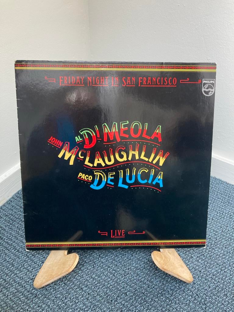 Vinyl Friday Night In San Francisco Al Di Meola LP, Ophalen of Verzenden, 1980 - 1989, Zo goed als nieuw, 12 inch