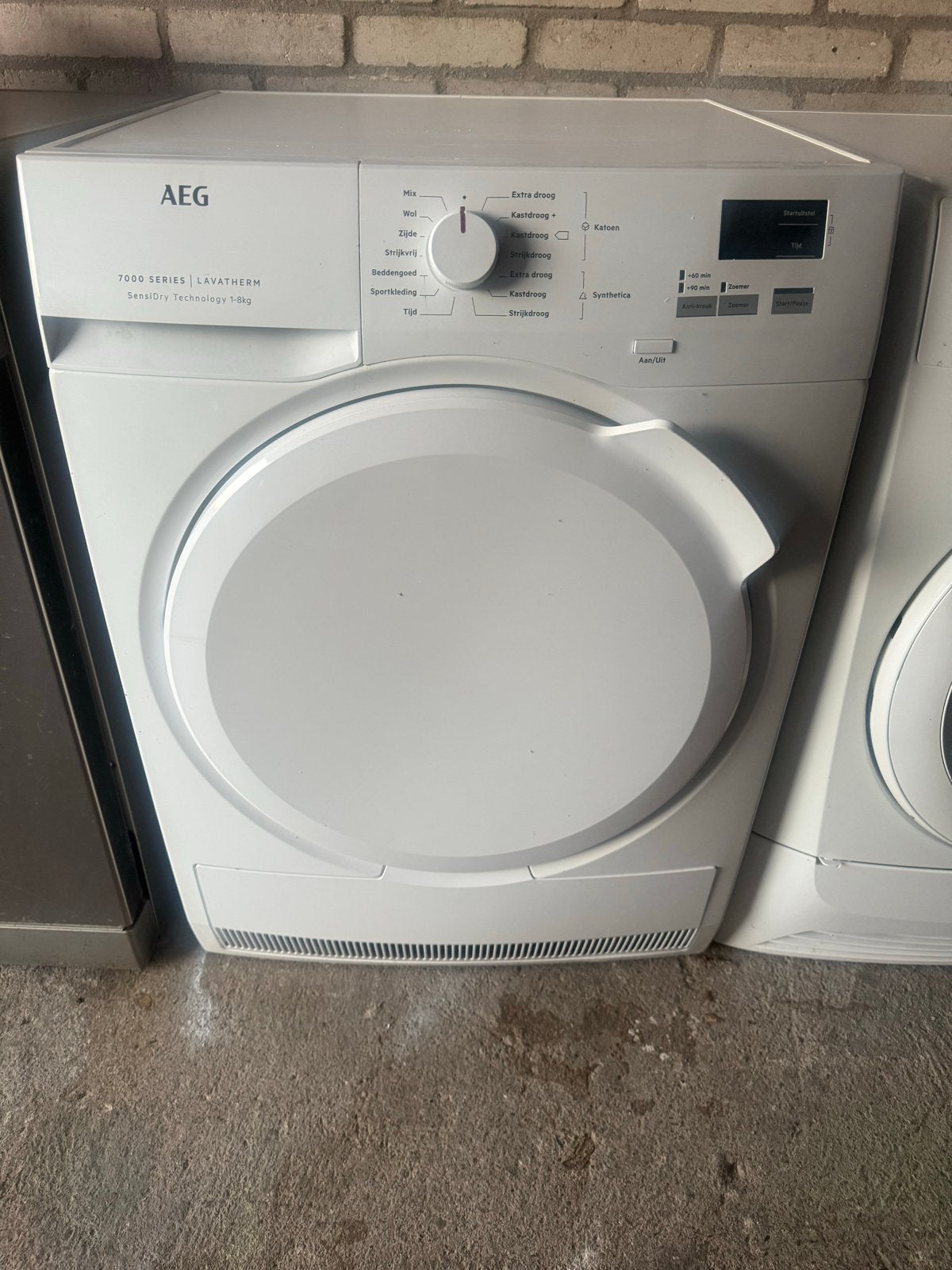AEG Lavatherm 8kg warmtepompdroger A+++, zo goed als nieuw, Ophalen, 8 tot 10 kg, Zo goed als nieuw, 85 tot 90 cm
