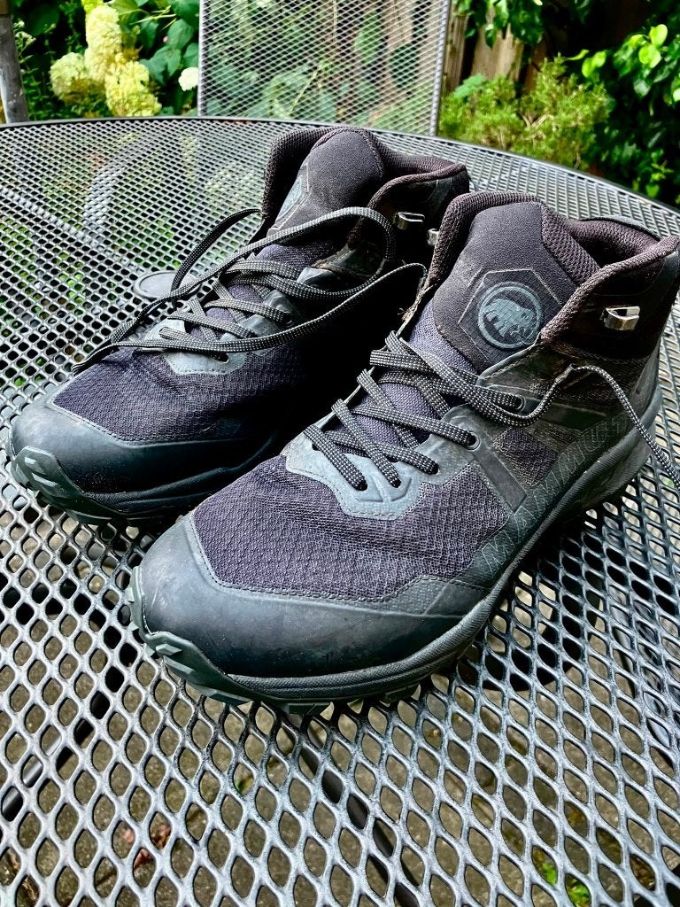 Bergschoenen Mammut half hoog AB maat 43, Ophalen of Verzenden, Zo goed als nieuw, Schoenen