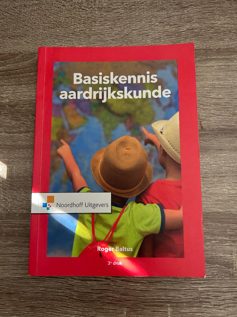 Basiskennis aardrijkskunde boek, Ophalen of Verzenden, Noordhoff Uitgevers, Overige niveaus, Aardrijkskunde