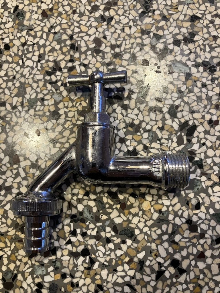Sanivesk tapkraan 1/2" nieuw, Doe-het-zelf en Verbouw, Ophalen of Verzenden, Nieuw, Chroom, Overige typen