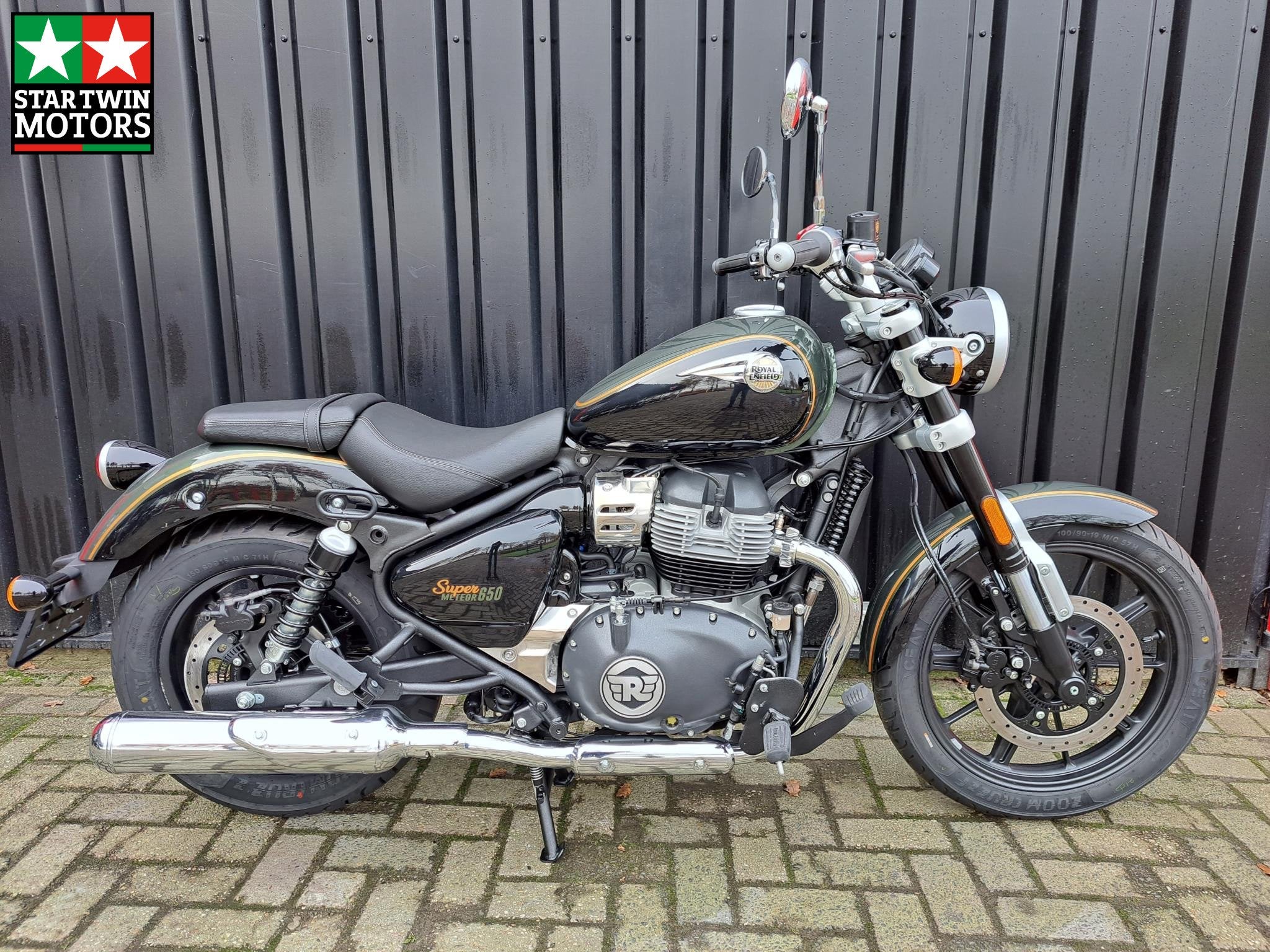 Royal Enfield Super Meteor 650, LED Verlichting, 648 cc, Chopper, Bedrijf