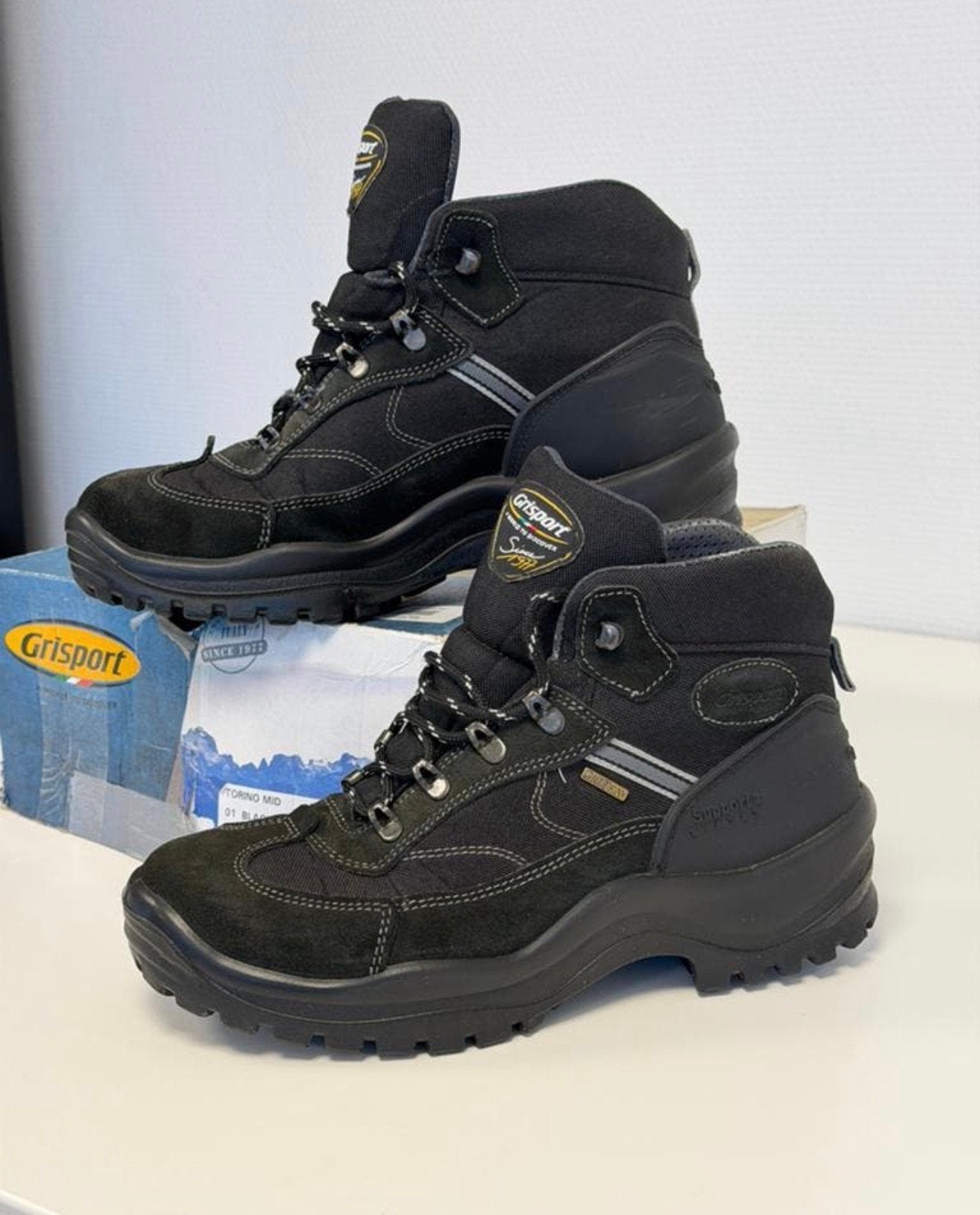 Grisport Torino Mid 01 Wandelschoenen Zwart Maat 42 Nieuw, Schoenen, Nieuw, Ophalen of Verzenden, H