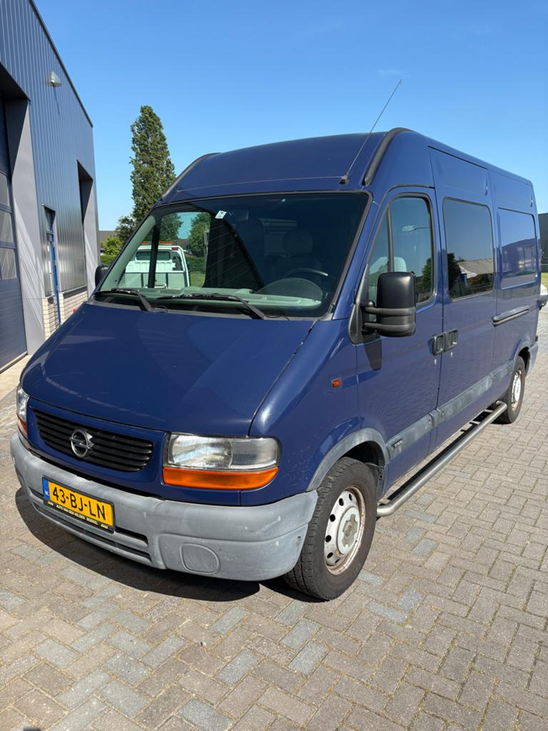 Opel Movano 2.5 DTI 3.3T L2h2 E3 2003, Auto's, Voorwielaandrijving, 4 cilinders, 2000 kg, Blauw