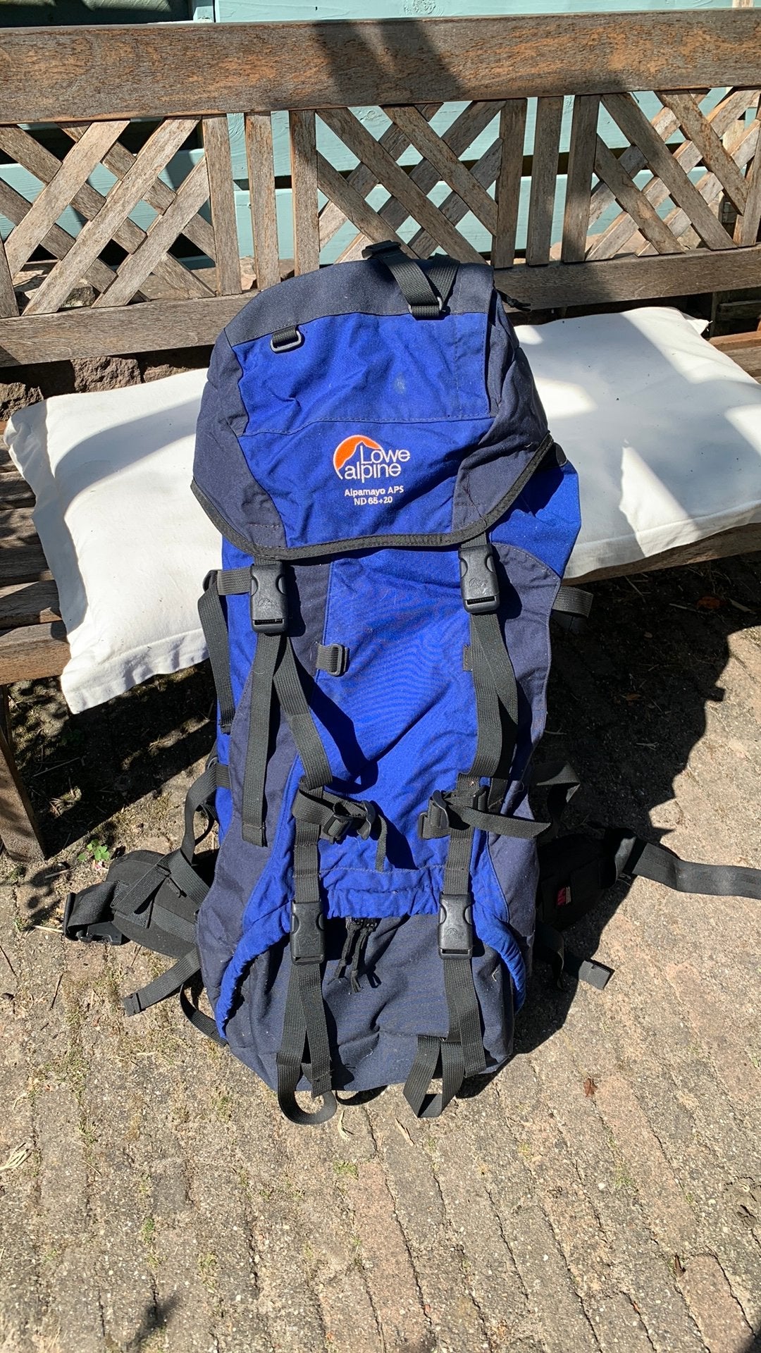 Rugzak Lowe Alpine, blauw, Ophalen, Zo goed als nieuw, Rugzak