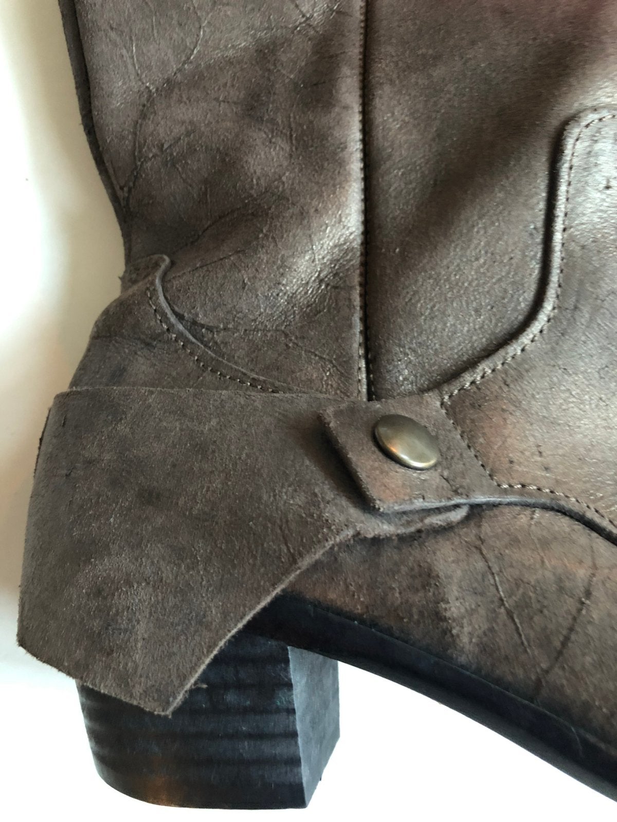 Te koop: stoere leren laarzen, IKKS, 39, zgan, Ophalen of Verzenden, Zo goed als nieuw, Zwart, Hoge laarzen