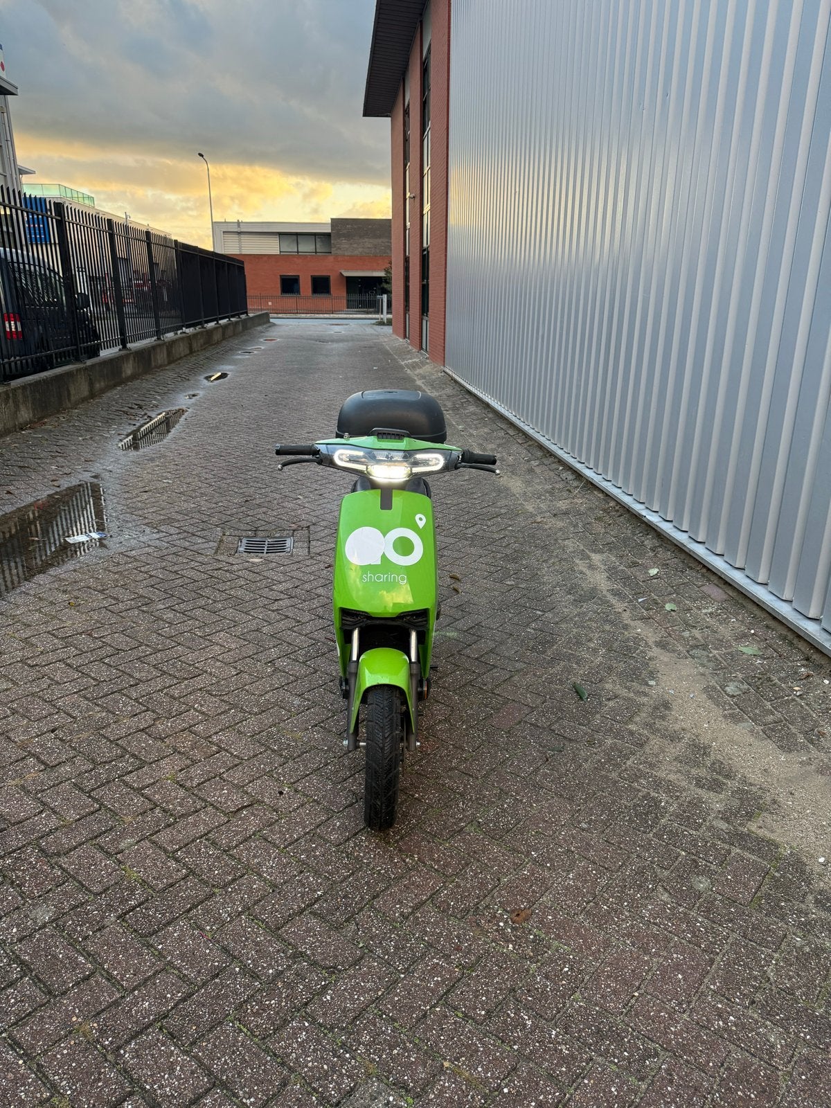 Groene elektrische scooter - RDW keuring nodig, Ophalen, Gebruikt, Maximaal 45 km/u, Elektrisch