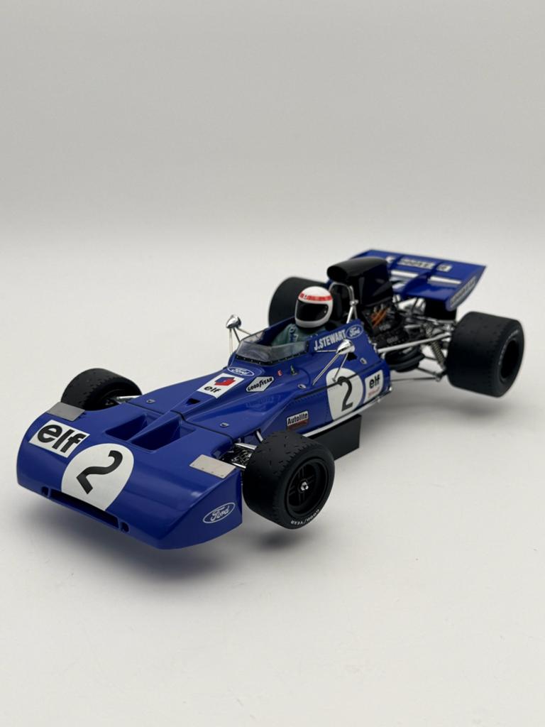 Tyrrell-Ford 003 Jackie Stewart 1:18 Exoto, Hobby en Vrije tijd, Modelauto's | 1:18, Ophalen of Verzenden, Zo goed als nieuw, Auto