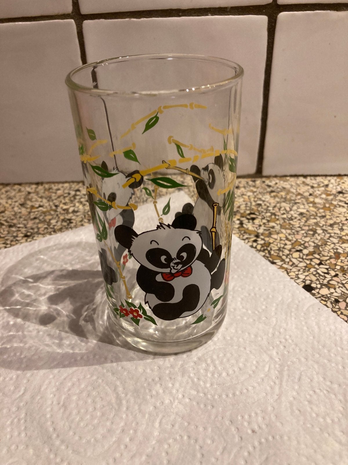 Glaasje panda, Ophalen of Verzenden, Zo goed als nieuw, Overige typen