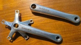 Shimano Dura-Ace FC-7700 Crankstel (2-delig), Crankstel of Pedalen, Gebruikt, Verzenden, Gravelbike