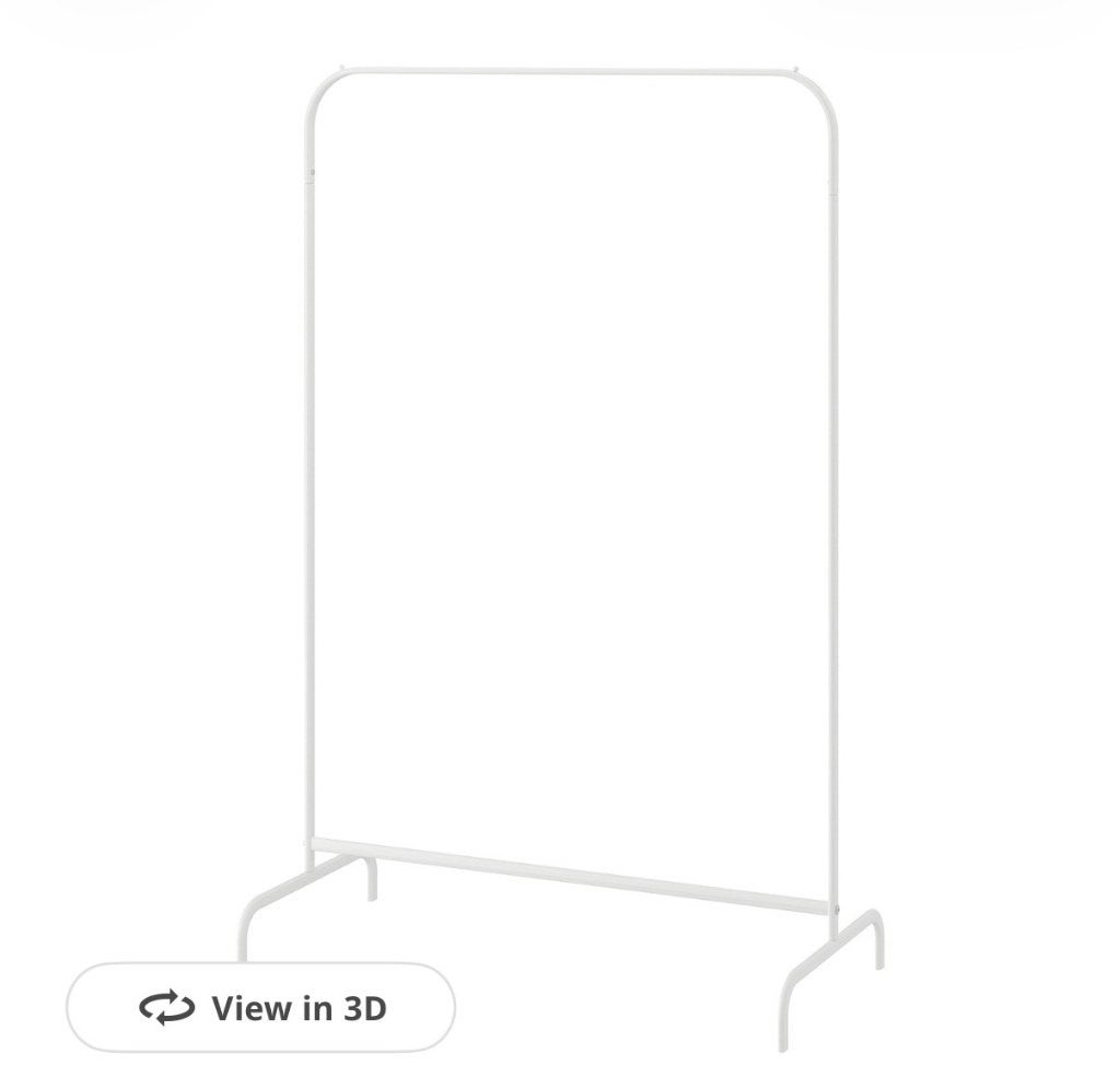 Clothes rack, excellent condition, assembled, Ophalen, Zo goed als nieuw