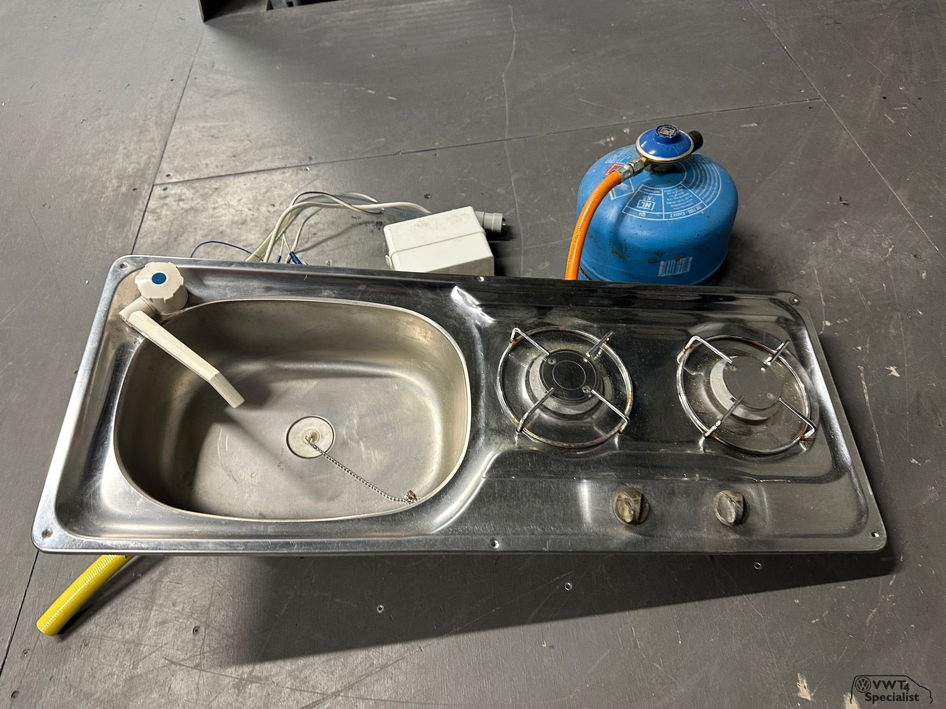Caravan/camper keuken fornuis aanrecht wasbak kookplaat comp, Caravans en Kamperen, Ophalen, Gebruikt, -, -