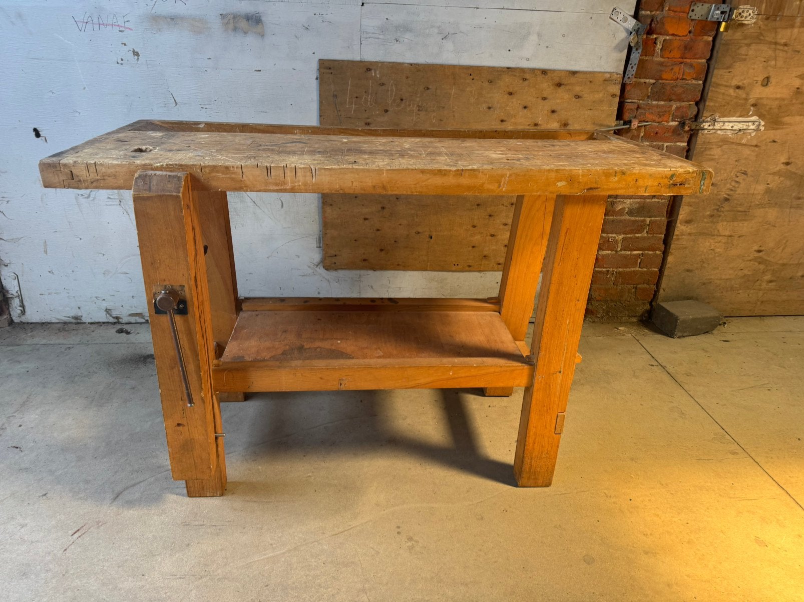 Werkbank werktafel, Ophalen of Verzenden, 120 tot 170 cm, Bankschroef