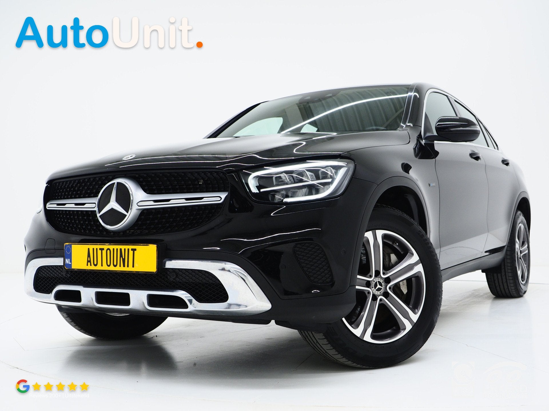 Mercedes-Benz GLC Coupé 300e 4MATIC | Leder | Camera | Virt, Automaat, Automatische klimaatregeling, Gebruikt, Zwart
