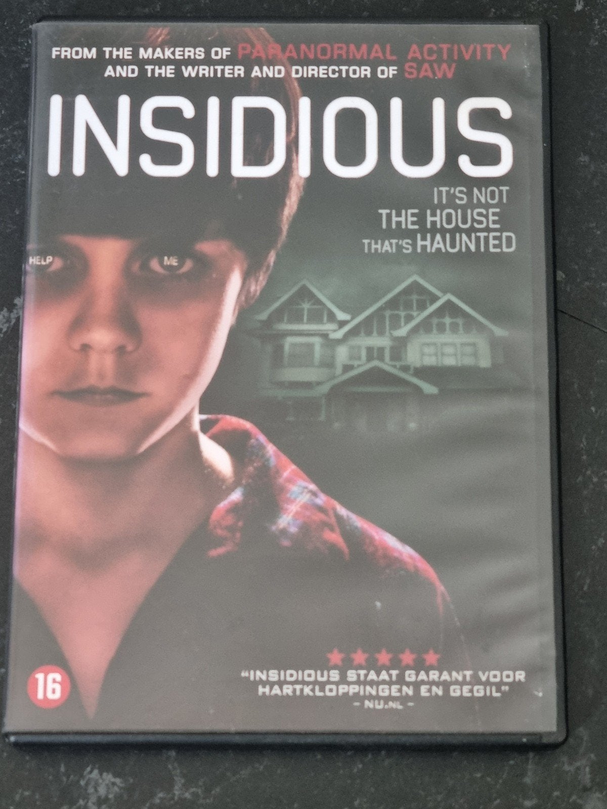 Insidious DVD - Spannende horrorfilm, Engels, Vanaf 16 jaar, Ophalen of Verzenden, Zo goed als nieuw