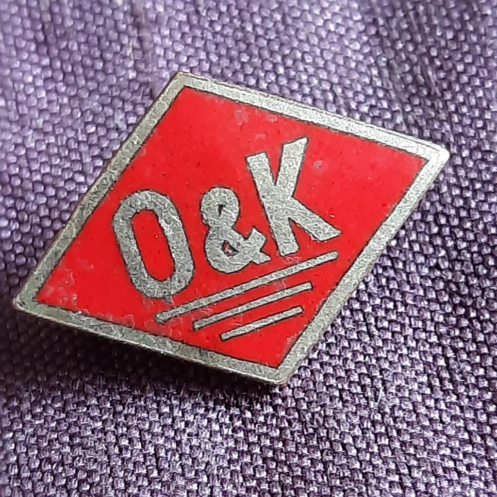 Emaille Speld O&K, Verzenden, Zo goed als nieuw