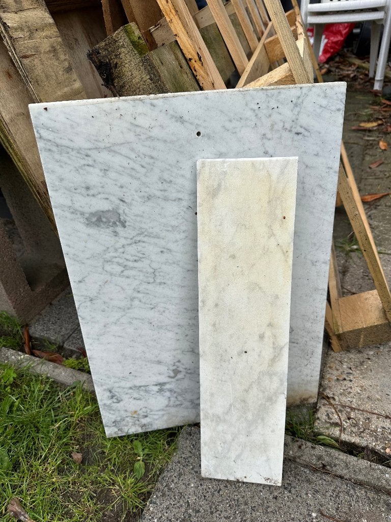 Marmer plaatjes, Ophalen