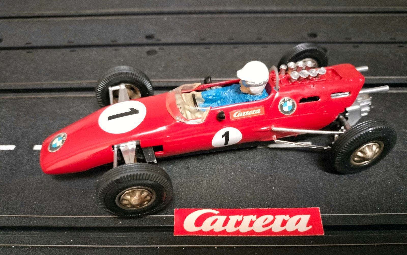 Carrera Universal racebaan raceauto BMW formule 2 Rood....., Ophalen of Verzenden, Elektrisch, Carrera