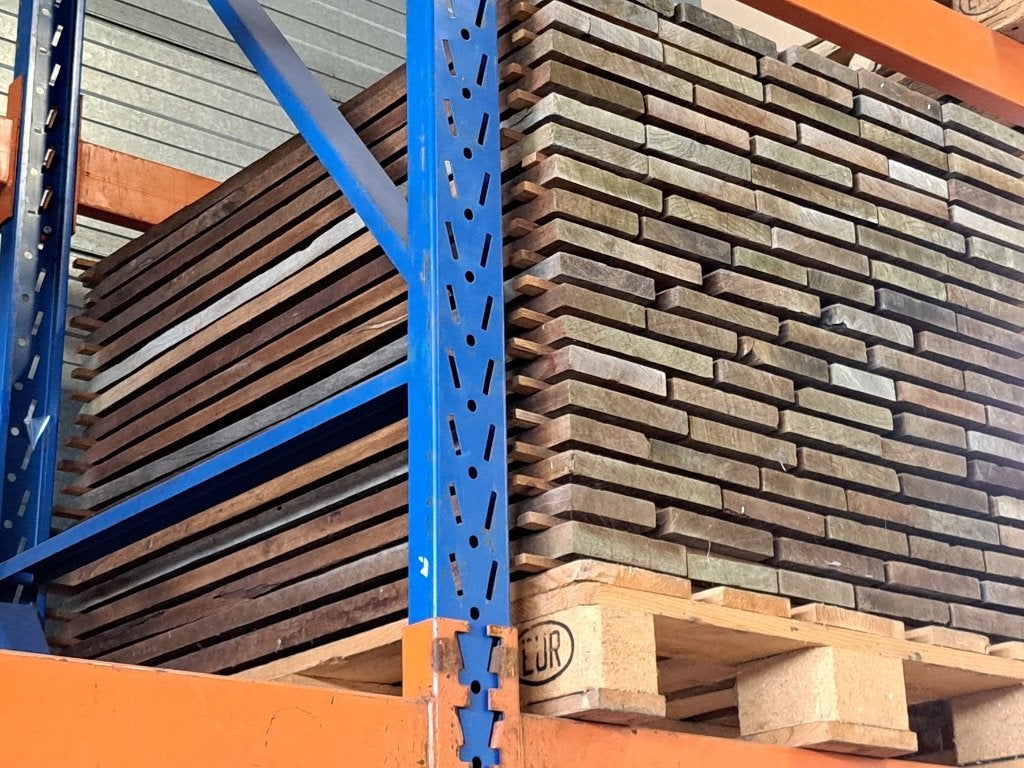 Frake planken, Doe-het-zelf en Verbouw, Ophalen, Vloerdelen of -planken, Zo goed als nieuw, 10 m² of meer