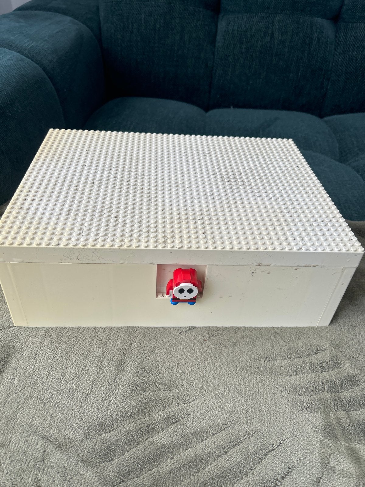 Lego opbergbox met grondplaat - Ideaal voor creaties, Ophalen of Verzenden, Gebruikt, Overige typen, Lego
