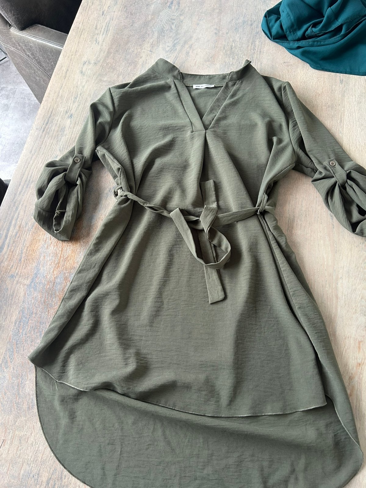 Blouse jurk, Maat 42/44 (L), Ophalen of Verzenden, Zo goed als nieuw, Boven de knie