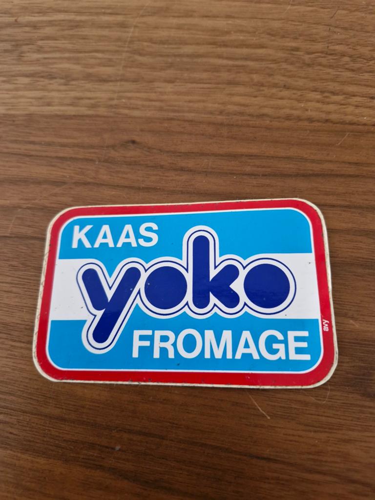 8184 Vintage Yoko Kaas Fromage Sticker, Ophalen of Verzenden, Gebruikt, Merk