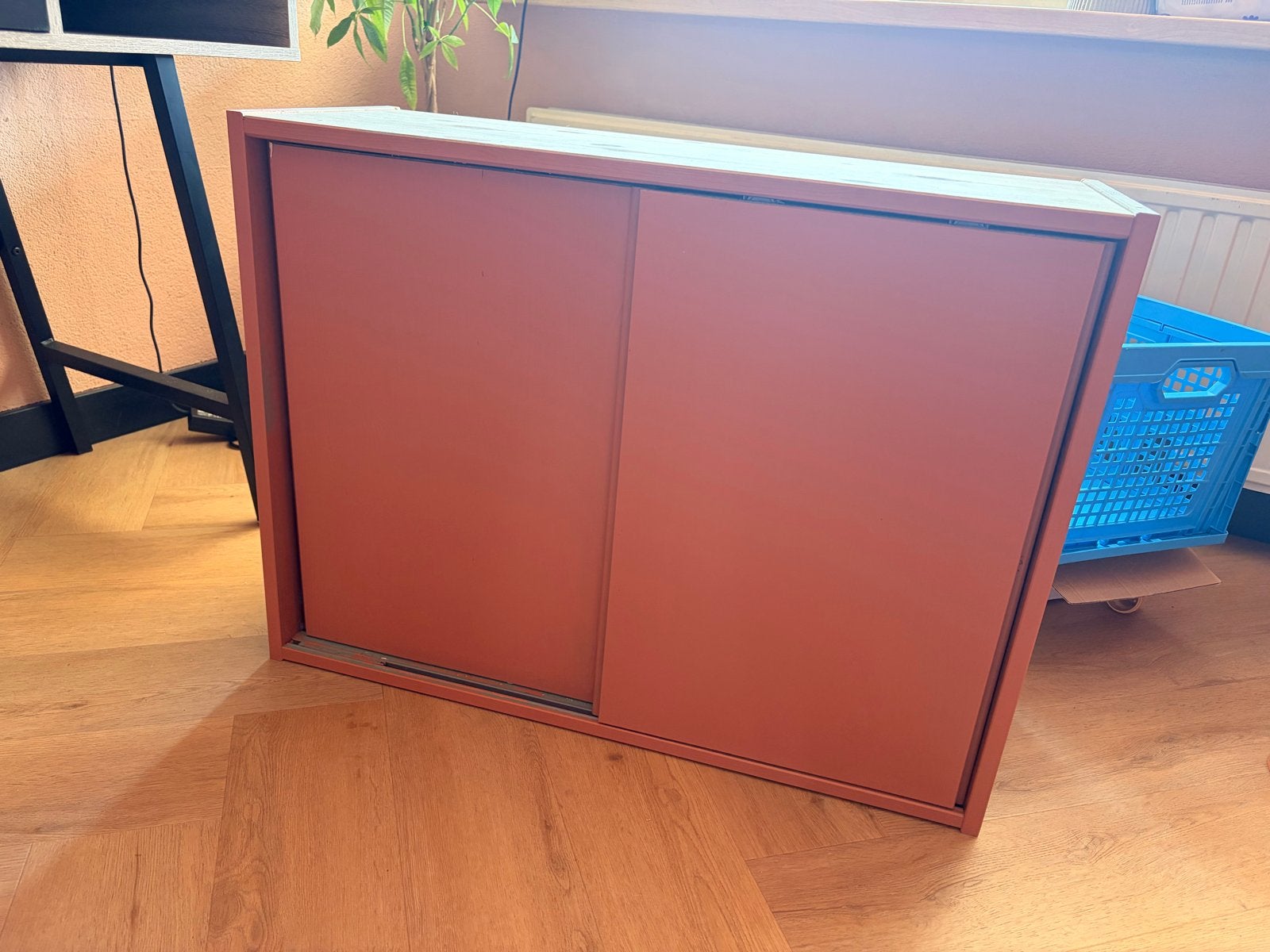 2x IKEA IVAR kastje met schuifdeuren (deels gelakt), Huis en Inrichting, Kasten | Kledingkasten, Ophalen, Gebruikt, 50 tot 100 cm