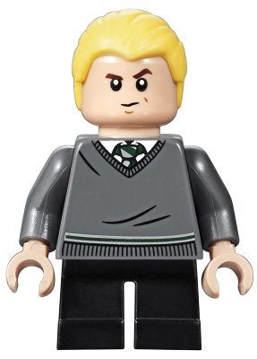LEGO Harry Potter hp148 Draco Malfoy - Slytherin Sweater,, Lego, Ophalen of Verzenden, Minifiguur, Harry Potter
