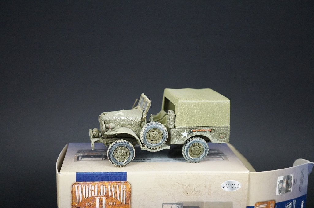 Corgi WC 51 Command car - Paris 1944 - 1/43 - Limited ed, Ophalen of Verzenden, Zo goed als nieuw, Auto, Corgi