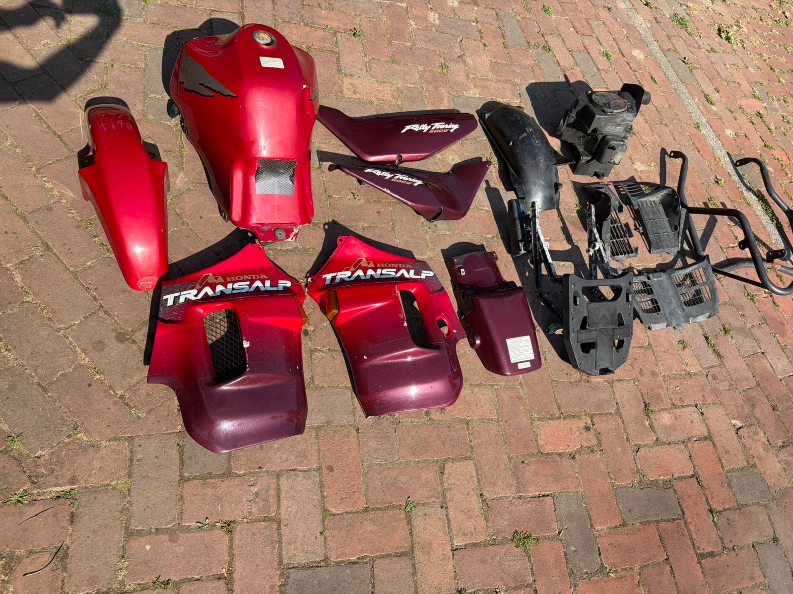 Partij Honda Transalp XL600v pd10 valbeugels & onderdelen, Ophalen of Verzenden, Gebruikt