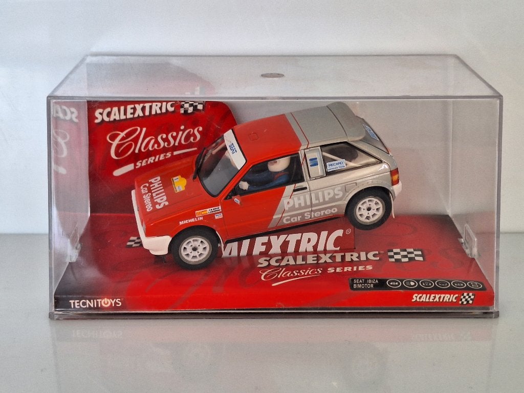 Scalextric Seat ibiza Bimotor Philips 6307 NOG VERZEGELD, Overige merken, Nieuw, Scalextric, Ophalen of Verzenden