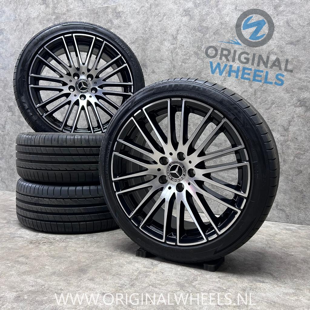 18 inch originele velgen + zomerbanden MB A B C CLA klasse, Auto-onderdelen, Banden en Velgen, 18 inch, Gebruikt, Info@originalwheels.nl