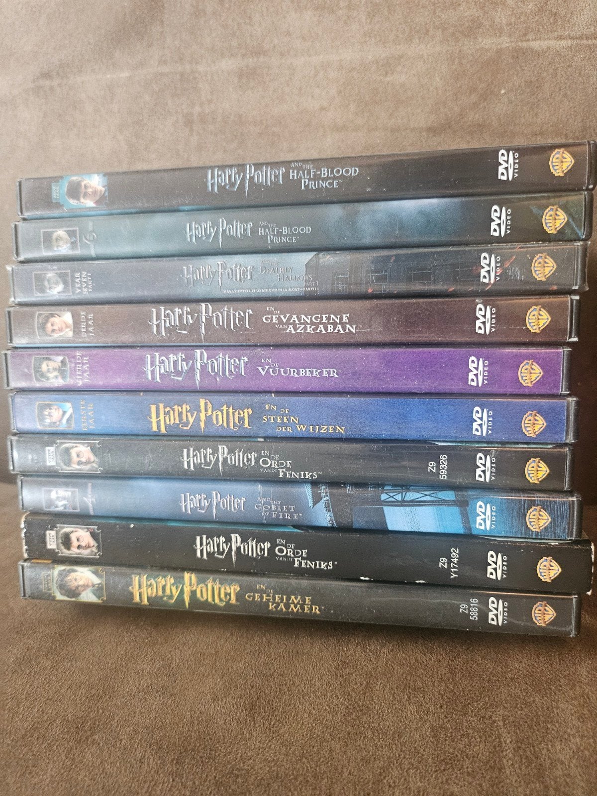 Harry Potter Complete Filmcollectie DVD - Alle 8 Films, Gebruikt, Nederlands, Inclusief doosje, Ophalen of Verzenden