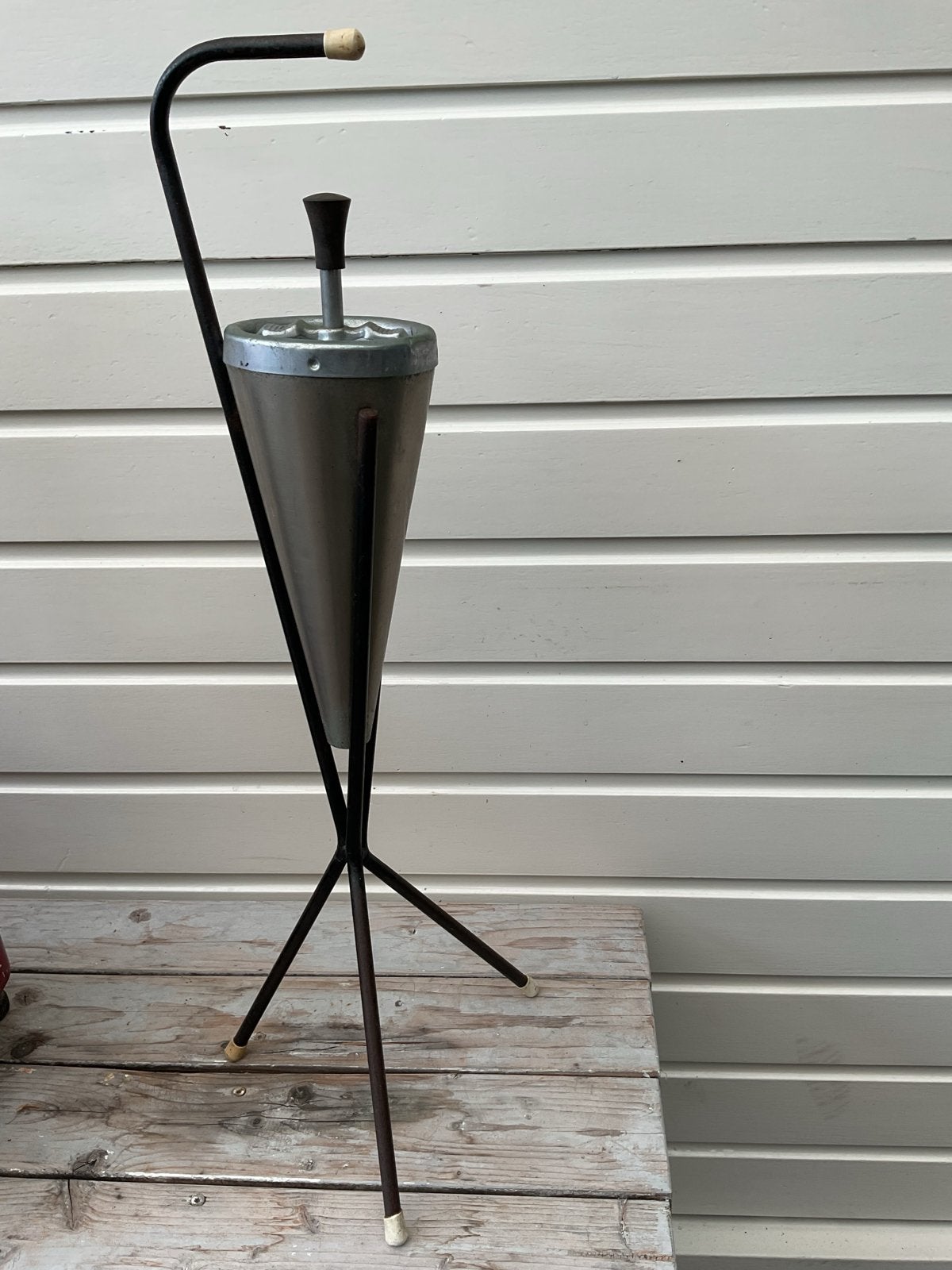 Vintage staande asbak met driepoot - Jaren '50/'60 design, Ophalen