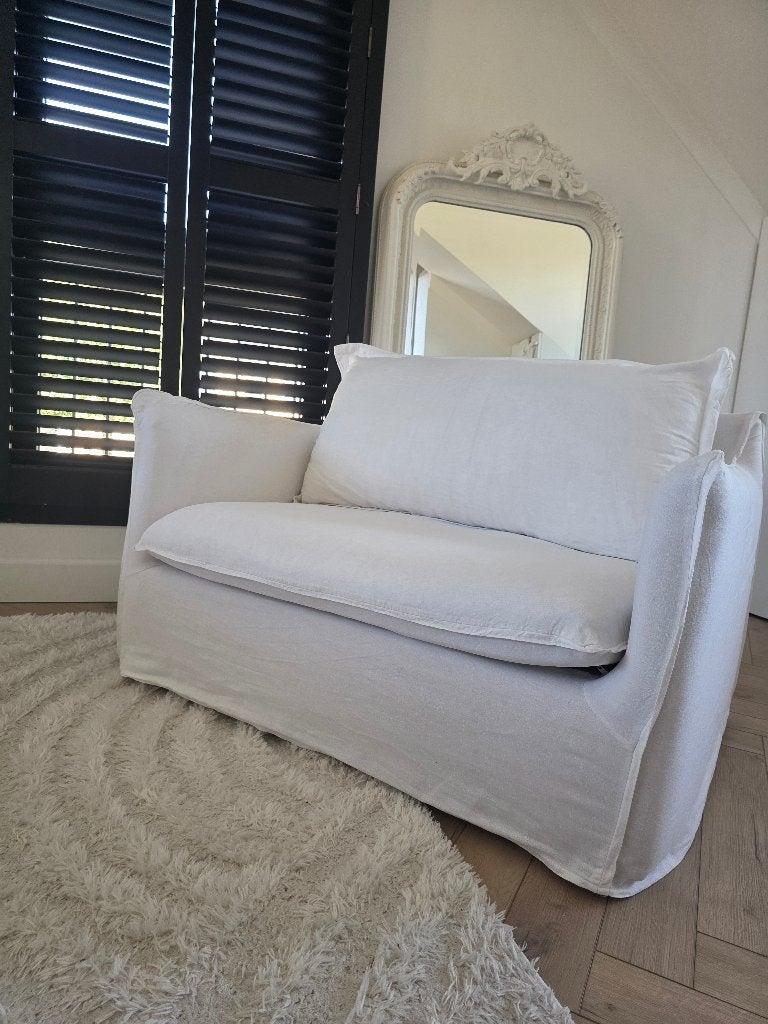 Loveseat/ fauteuil, Huis en Inrichting, Ophalen, Gebruikt, 75 tot 100 cm, 100 tot 125 cm