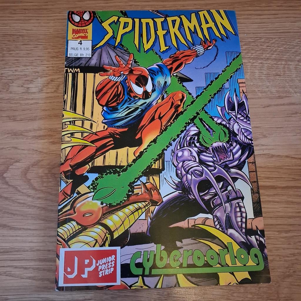 Spiderman Cyberoorlog (deel 4) - Marvel Comics Junior Press, Ophalen of Verzenden