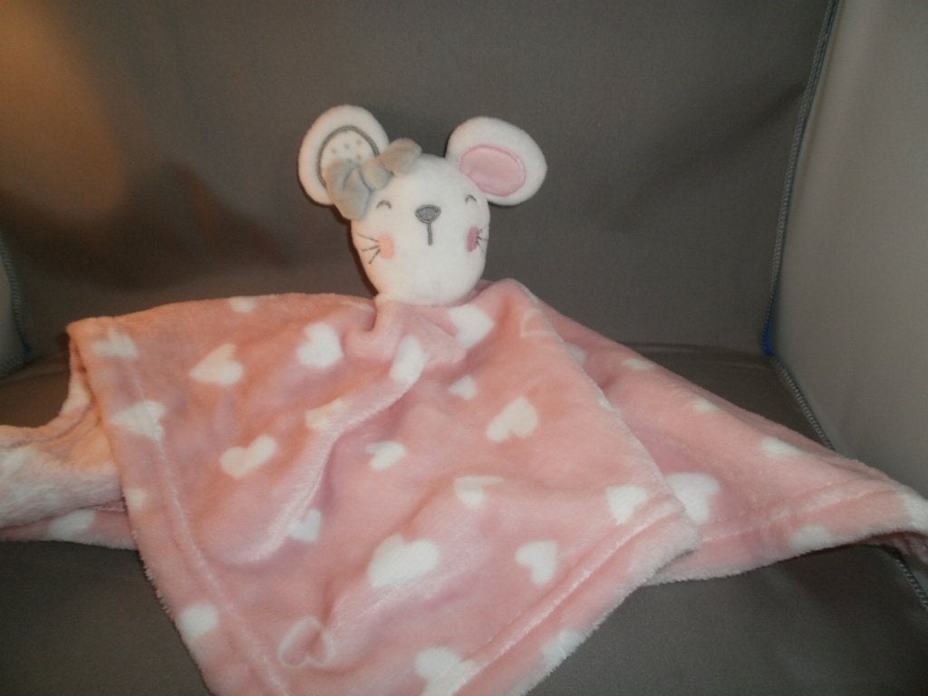 primark muis roze doek met witte hartjes en grijs strikje, Muis, Overige karakters, Nieuw, Ophalen of Verzenden