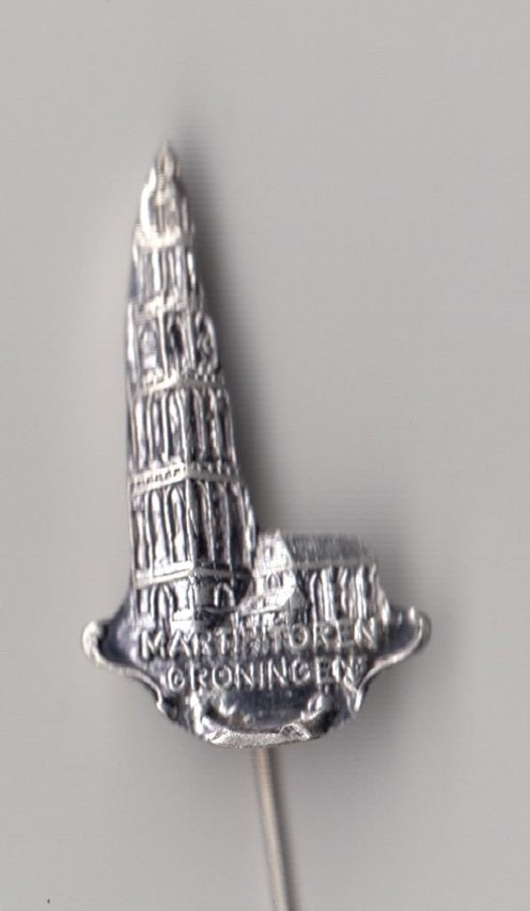 Groningen Martinitoren Martini Toren speldje, Gebruikt, Niet vindbaar, Niet vindbaar, Speldje of Pin