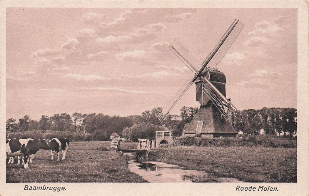 703-148-005 Baambrugge Roode Molen, Verzamelen, Verzenden, Voor 1920, Utrecht